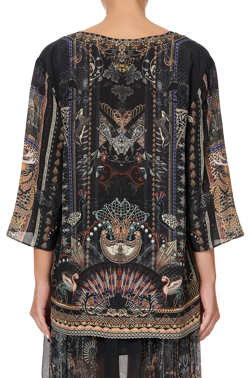 V-NECK OVERSIZED BLOUSE SON OF SEVEN QUEENS