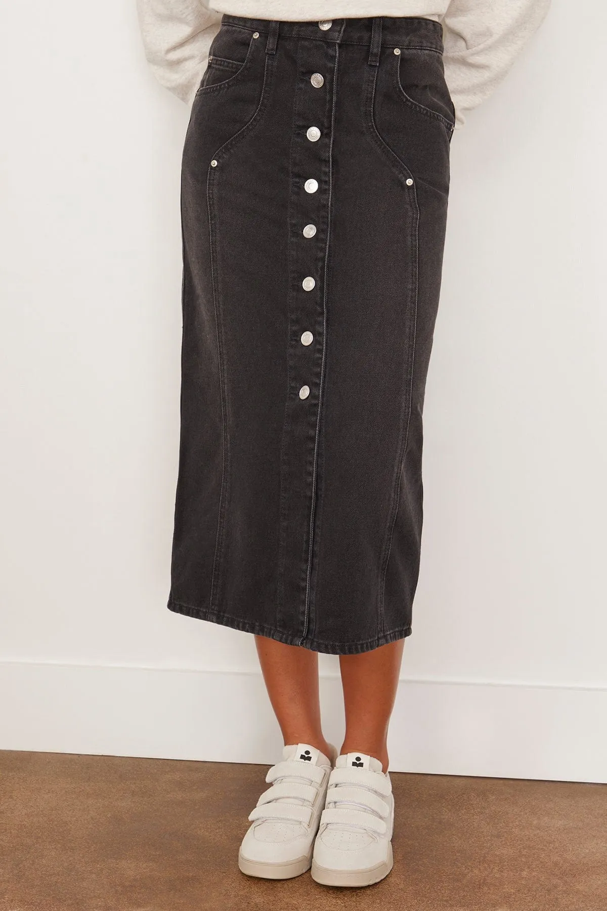 Vandy Skirt in Faded Black