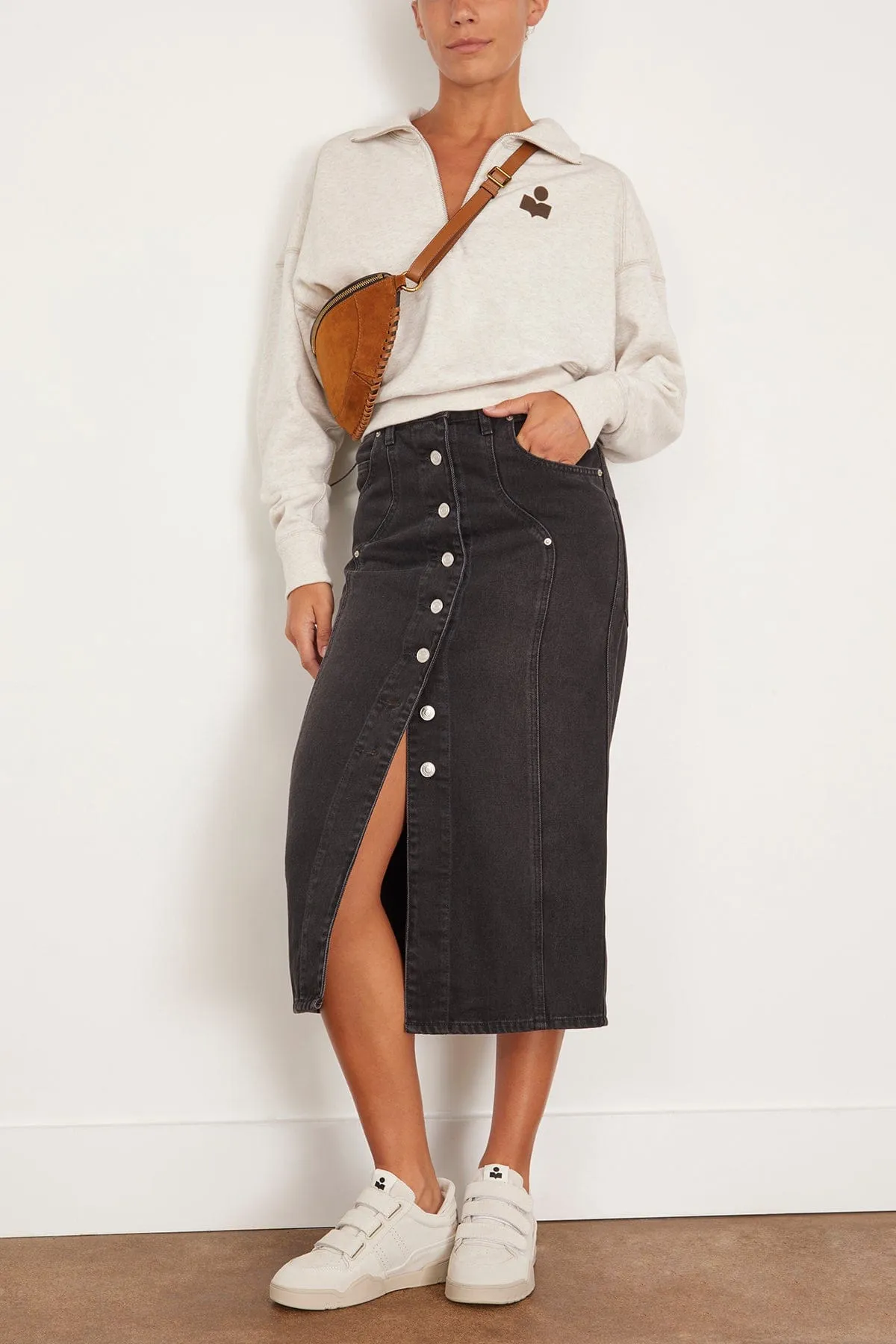 Vandy Skirt in Faded Black
