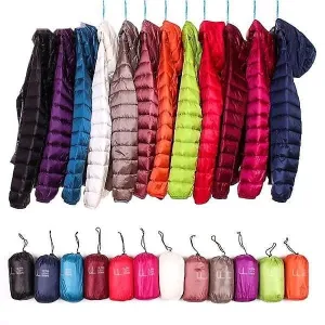 Winter Ultra Light Hooded Down Jacket Women Wear